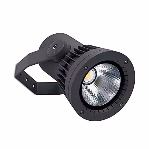 Netlighting Hubble Outdoor LED Floodlight, Urban Grey, IP65, IK07, 3000K Warm White – 1