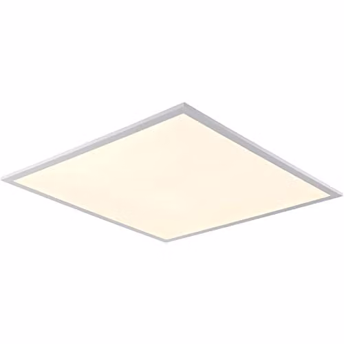 Loops Square Backlit LED Ceiling Panel Light, White, W/D: 59.5 x 59.5 cm, 40W CCT Colour Changing Technology
