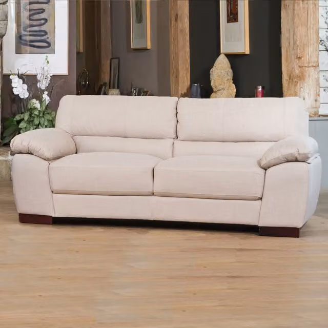 Artemis Home Westbrook 3 Seat Upholstered Fabric Sofa in Sand