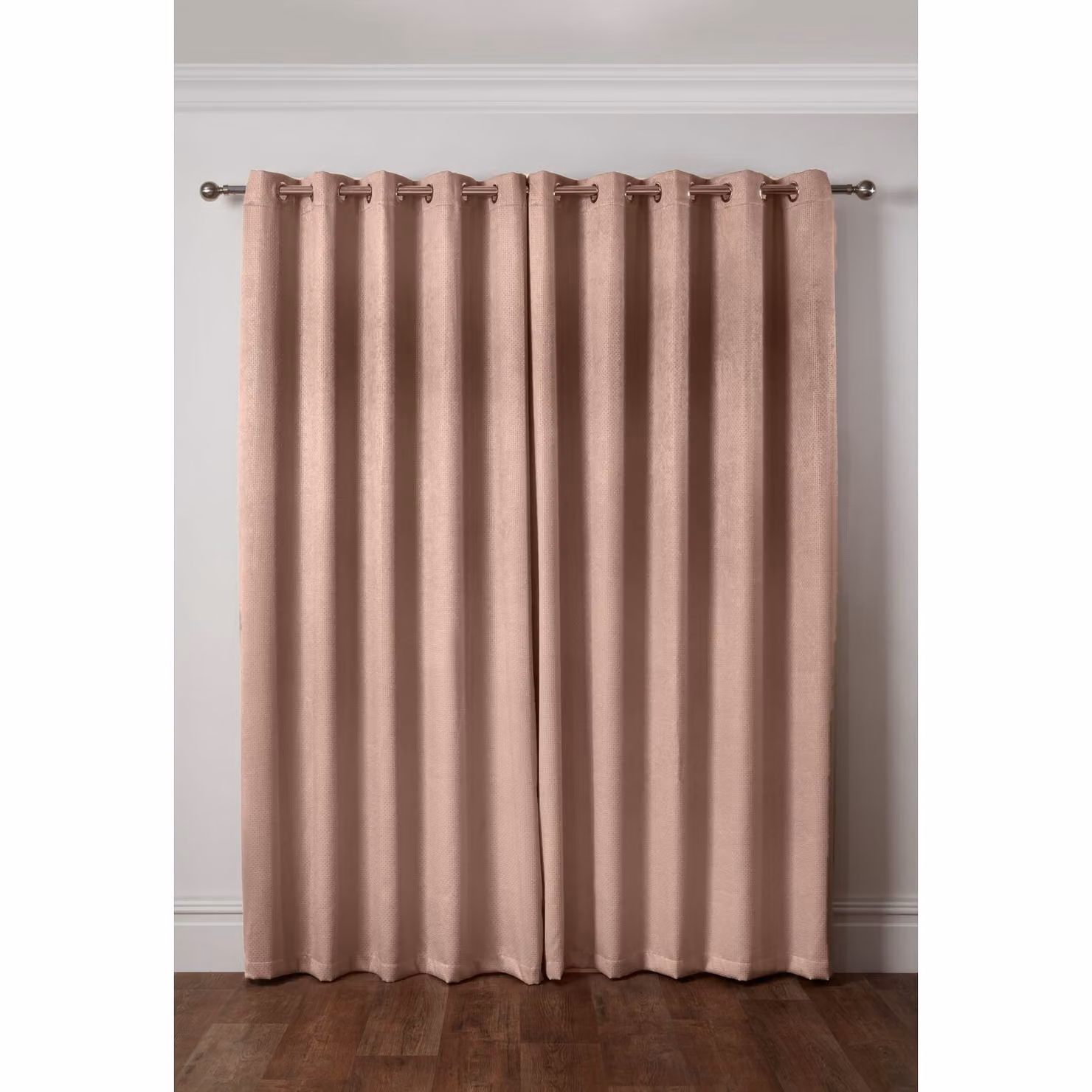 NewEdgeBlinds Thermal Blackout Eyelet Curtains in Pink, W: 116 cm, H: 183 cm – 2