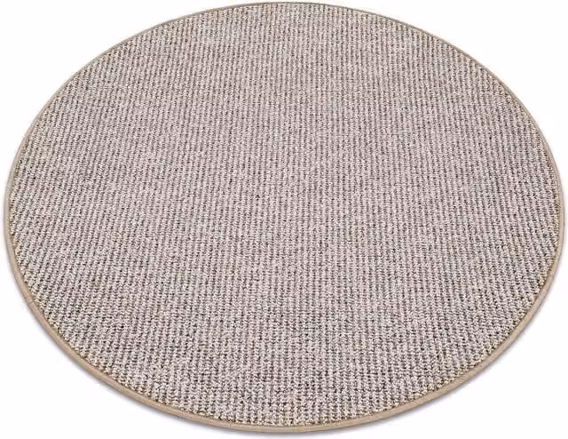 RugsX Circle Prius Round Rug in Beige, Diameter: 100 cm