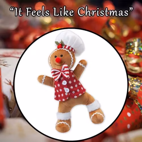 VFM e-Store Christmas Party Decoration, Multicolour Textile, W/H: 36 x 25 cm – 6