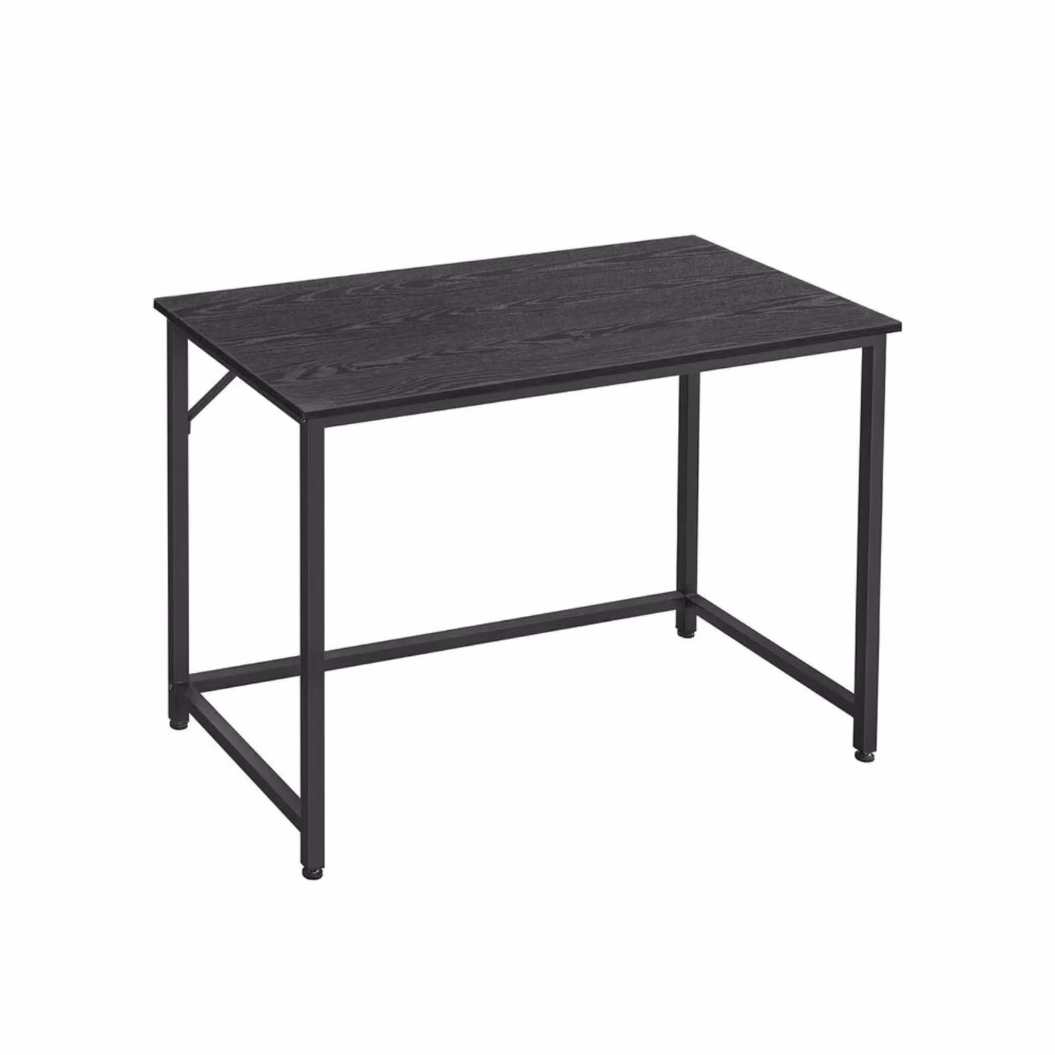 Rafaelo Mobilia Industrial Rustic Computer Desk in Black and Brown – 2