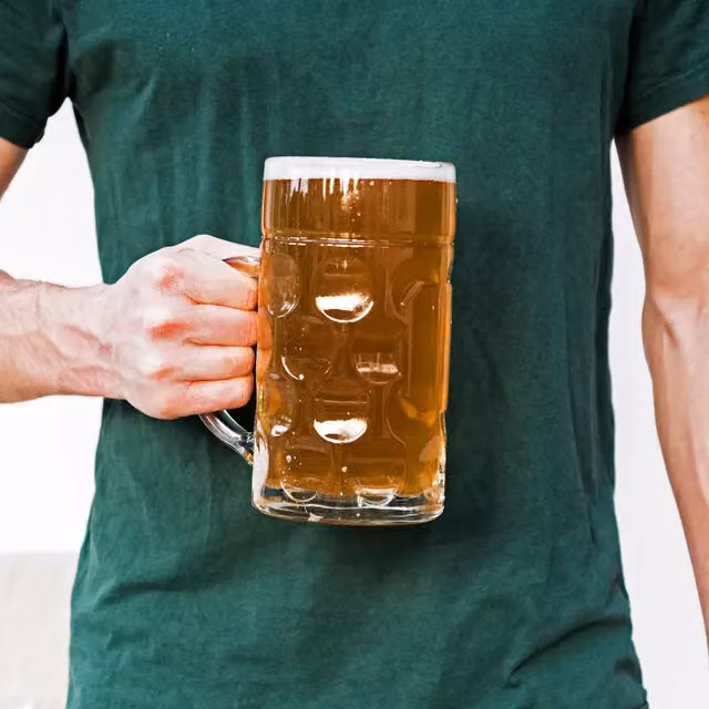 Menkind #Winning Giant Beer Stein, 1 l, Transparent – 2