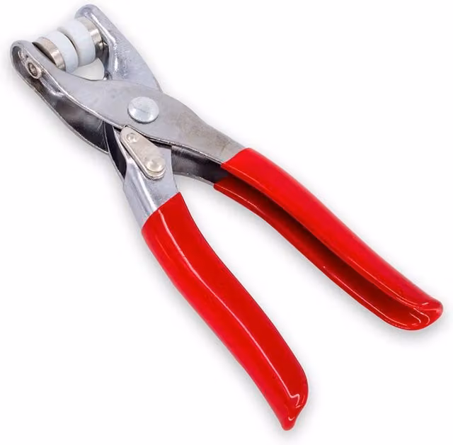 Neel Blue 9.5mm Ring Press Stud Fixing Plier Tool and Snap Fastener Pliers in Silver and Blue