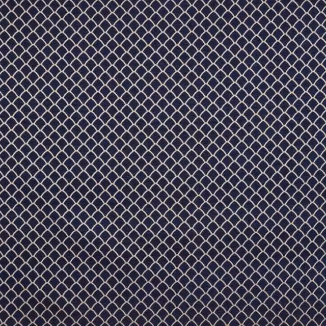 iLiv Eze Graphic Chenille Fabric Armchair in Moonlight Blue