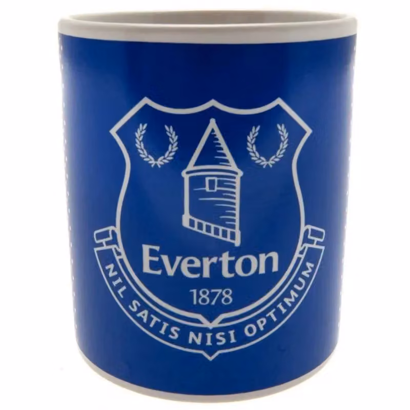 Everton FC Fade Crest Ceramic Mug in Blue and White – 3