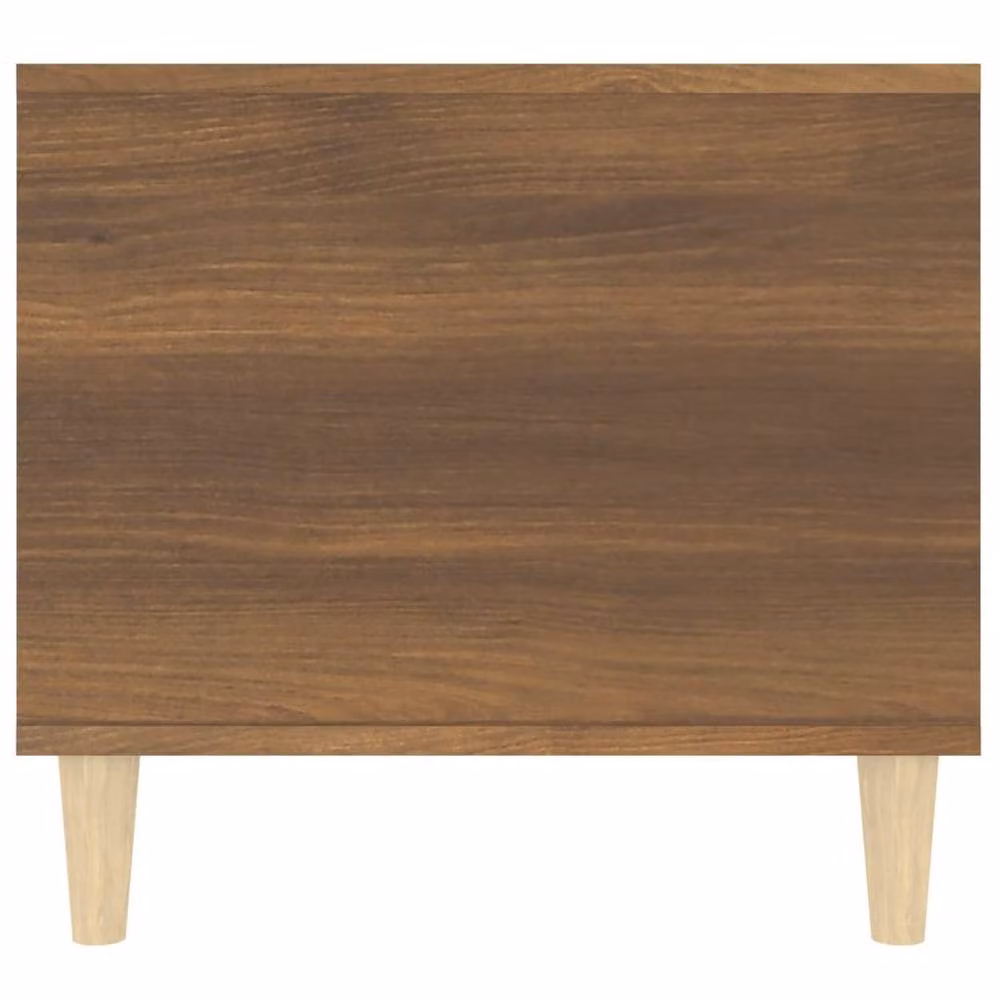 Berkfield Home Brown Oak Coffee Table, W/D/H: 90 x 49 x 45 cm – 4
