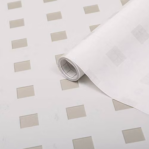 d-c-fix Caree Privacy Window Film, White Geometric Design, W: 67.5 cm x H: 150 cm