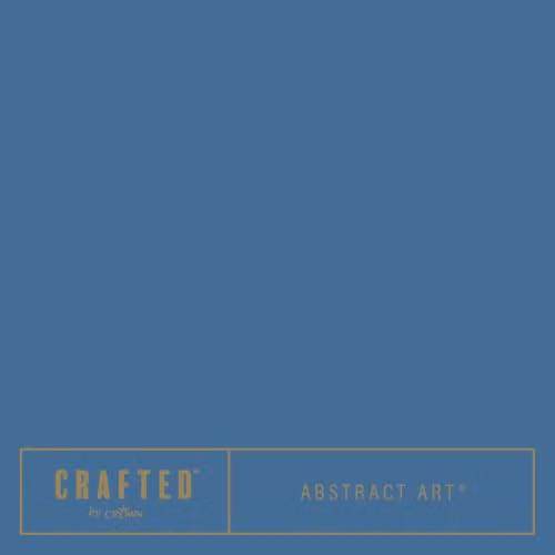 Crown Crafted Abstract Art Matt Emulsion Paint Tester, Blue, 125ml – 3
