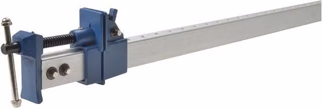 Faithfull Aluminium Quick-Action Sash Clamp in Silver, 800mm Capacity