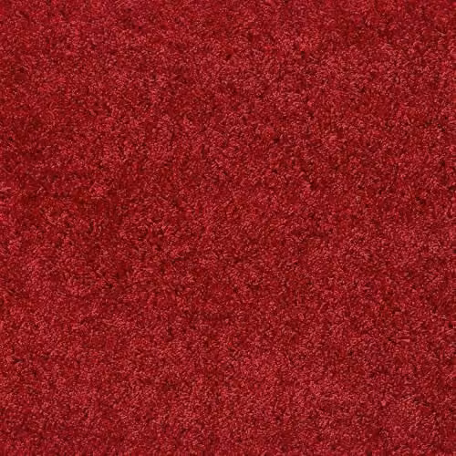 My Mat Red Non-Slip Washable Shaggy Pile Runner, W: 67 cm, L: 200 cm – 3