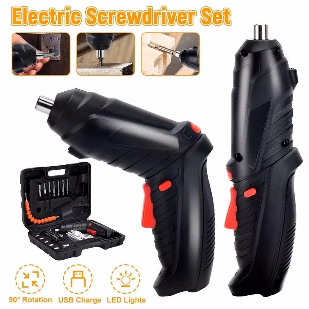 Nordara 48-in-1 Cordless Drill Driver and Screwdriver Set, Rechargeable, Black – 2