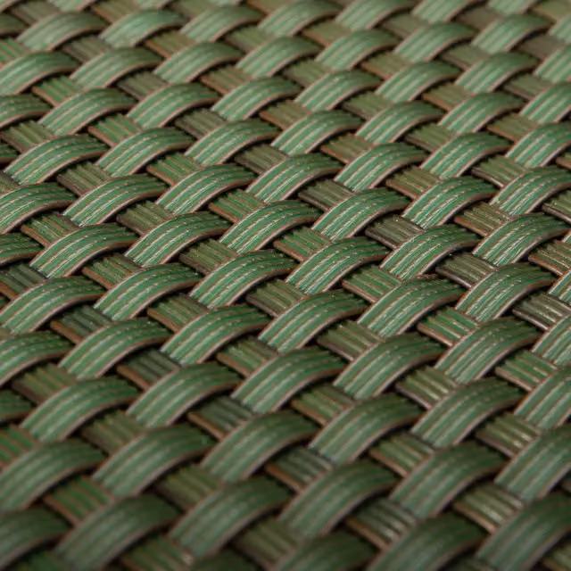 RattanArt Green Artificial Poly Rattan Woven Privacy Screen Mat