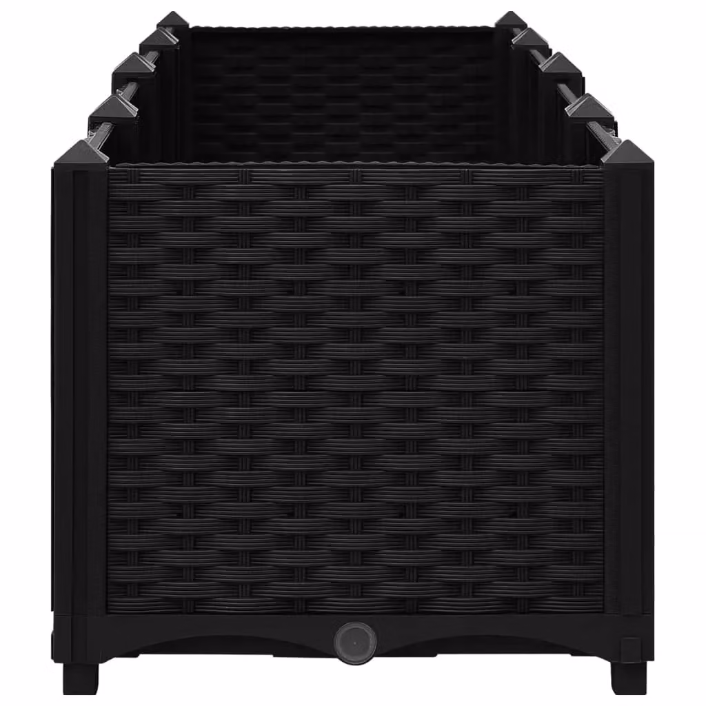 Berkfield Home Black Polypropylene Raised Bed W/D/H: 160 x 40 x 38 cm – 3
