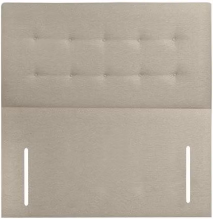ASC Luxor Fabric Floor Standing Headboard in Beige, 3ft Single