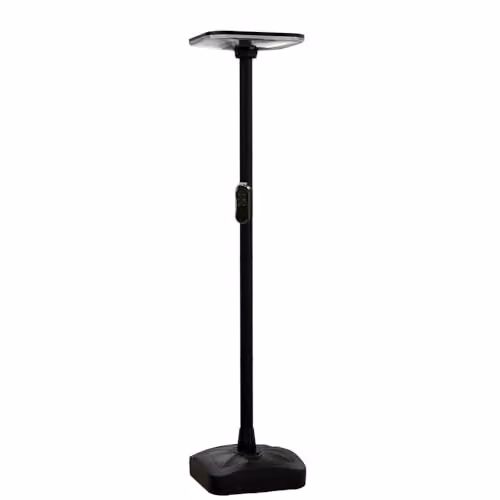 ENER-J 240W Solar LED Garden Bollard Light with PIR Motion Sensor, 25W Panel, 24Ah Battery, CCT Switchable and Remote Control, White – 1
