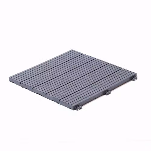 Nicoman Cosmopolitan Interlocking Garden Decking Tiles, Light Grey, 30 x 30 cm, 40 Pack – 2