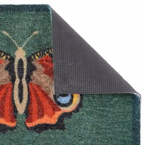 My Mat Butterfly Washable Non-Slip Indoor Mat, Multicolour, W: 50 cm, D: 75 cm – 5