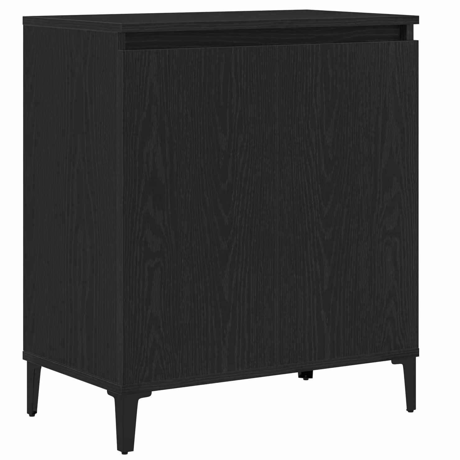 Berkfield Home Modern Black Oak Sideboard, W/D/H: 60 x 35 x 70 cm – 2