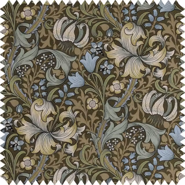 House of Hackney Golden Lily Recycled Performance Fabric in Green