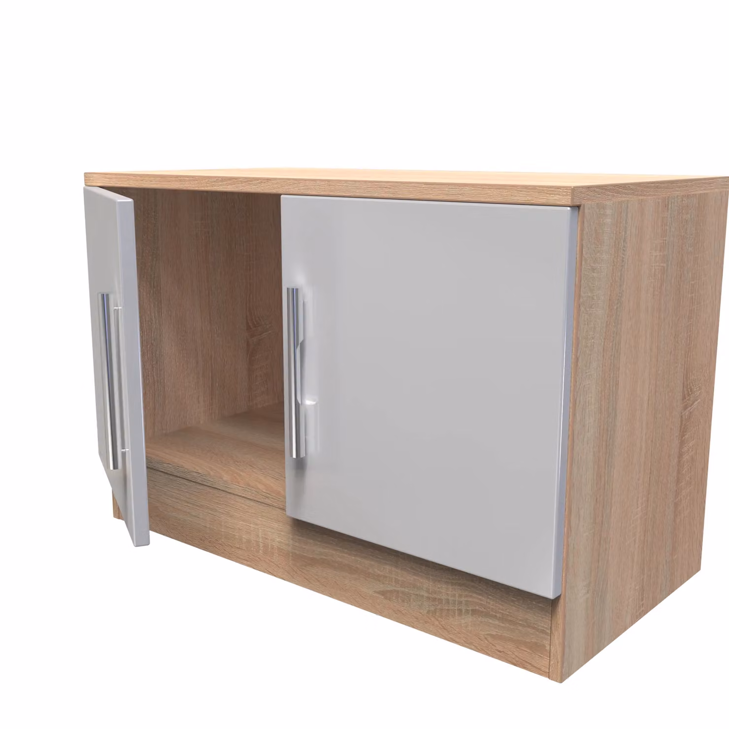 2 U Trent Compact 2 Door TV and Media Unit in Grey – 2