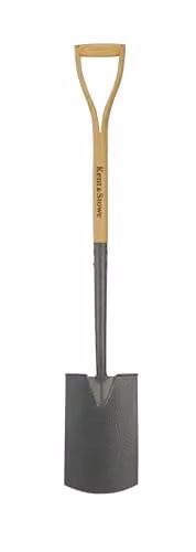 Kent & Stowe Carbon Steel Digging Spade in Beige – 1