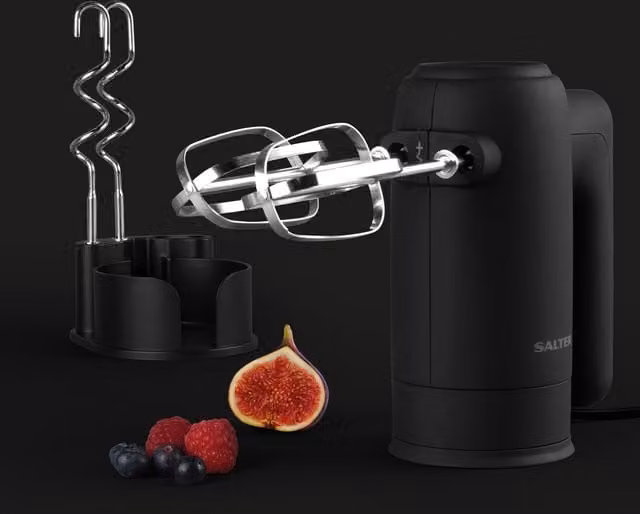 Salter Kuro Easy Store Hand Mixer 300W in Black