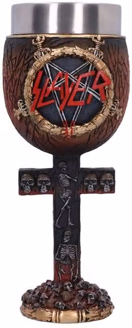 Nemesis Now Slayer Seasons in the Abyss Goblet Mug, Multicolour and Brown, Height: 20.5 cm