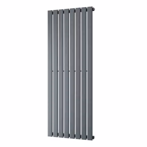 UK Radiators Typhoon Anthracite Vertical Designer Steel Radiator W: 54.4 cm, H: 140 cm – 2