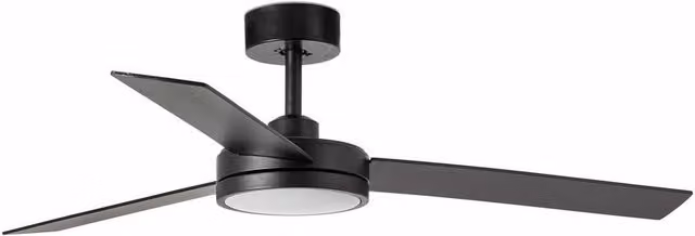 Faro Black Smart WiFi Ceiling Fan with LED Light and Remote Control