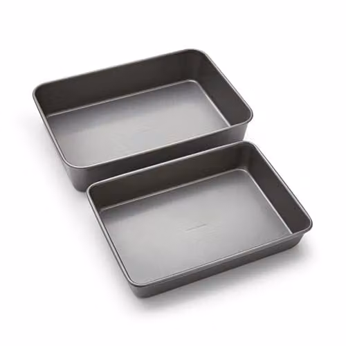 Morphy Richards Grey Non-Stick Carbon Steel Rectangular Roasting Dish Set – 1