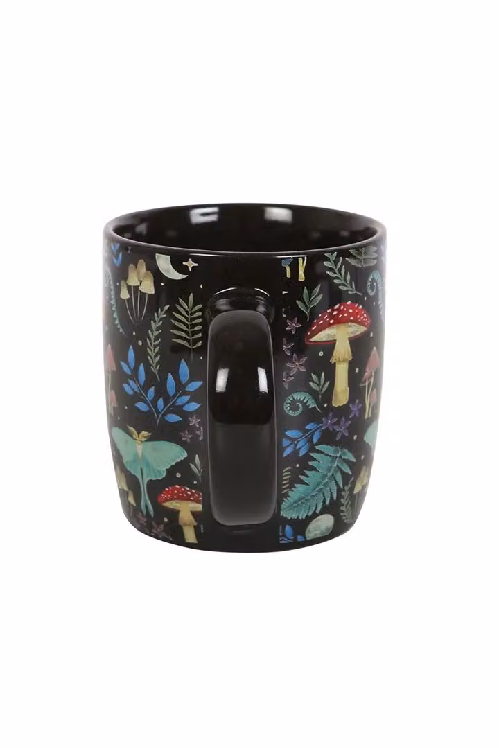 KDMD Dark Forest Print Ceramic Mug in Black – 2