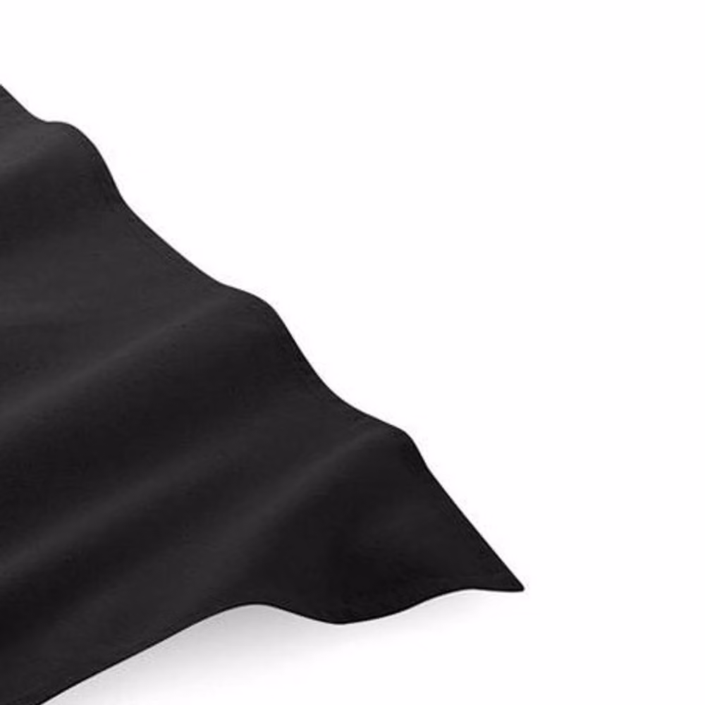 Westford Mill Plain Black Cotton Tea Towel, W: 50 cm, H: 70 cm – 2