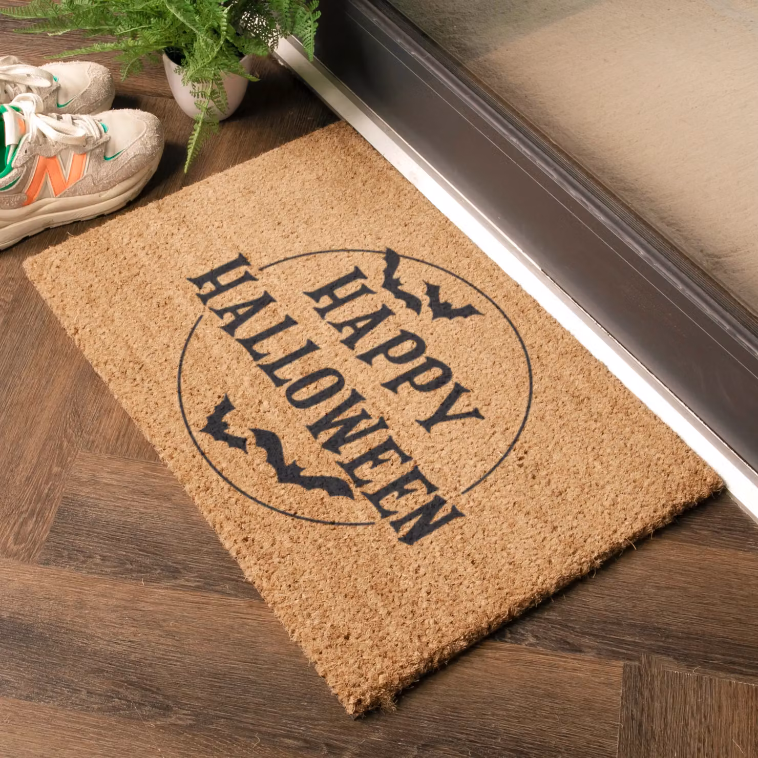 Artsy Mats Happy Halloween Coir Doormat in Brown, W/D: 60 x 40 cm – 2