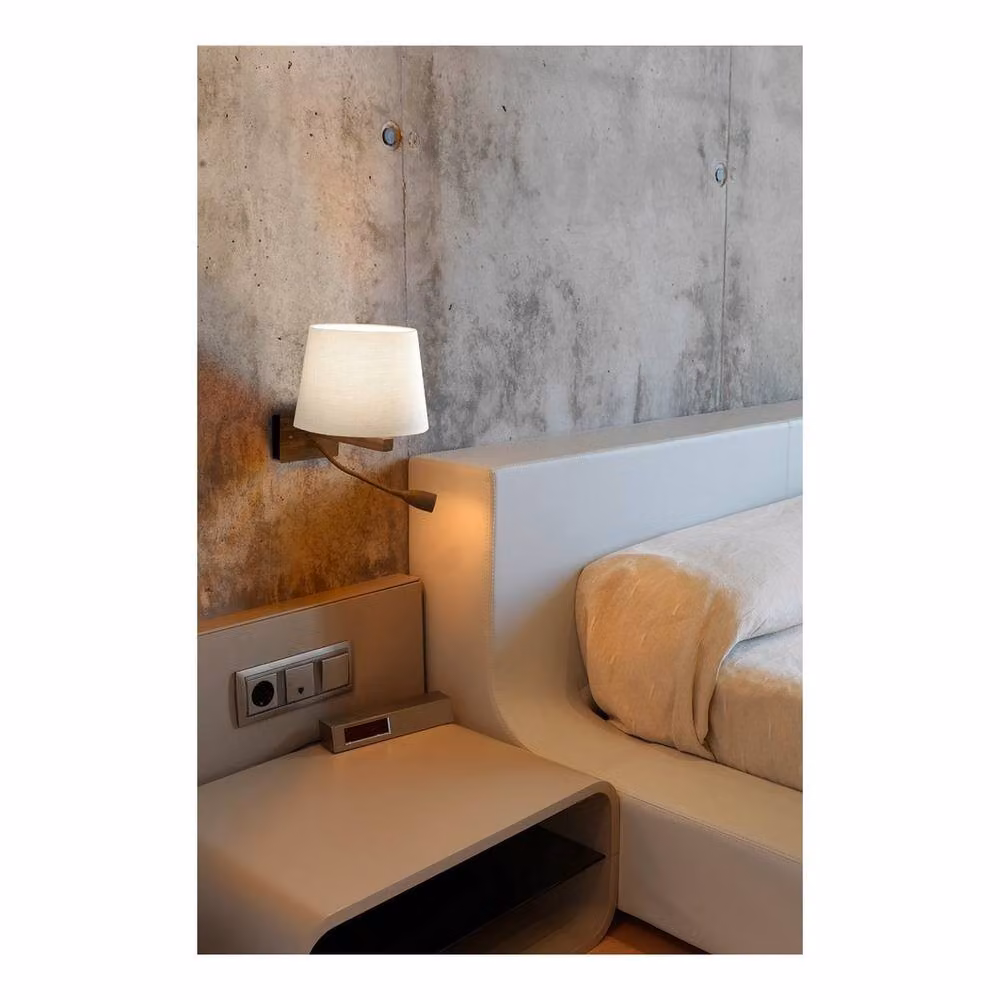 Netlighting Torino Brown Adjustable LED Wall Reading Lamp with E27 Bulb – 3