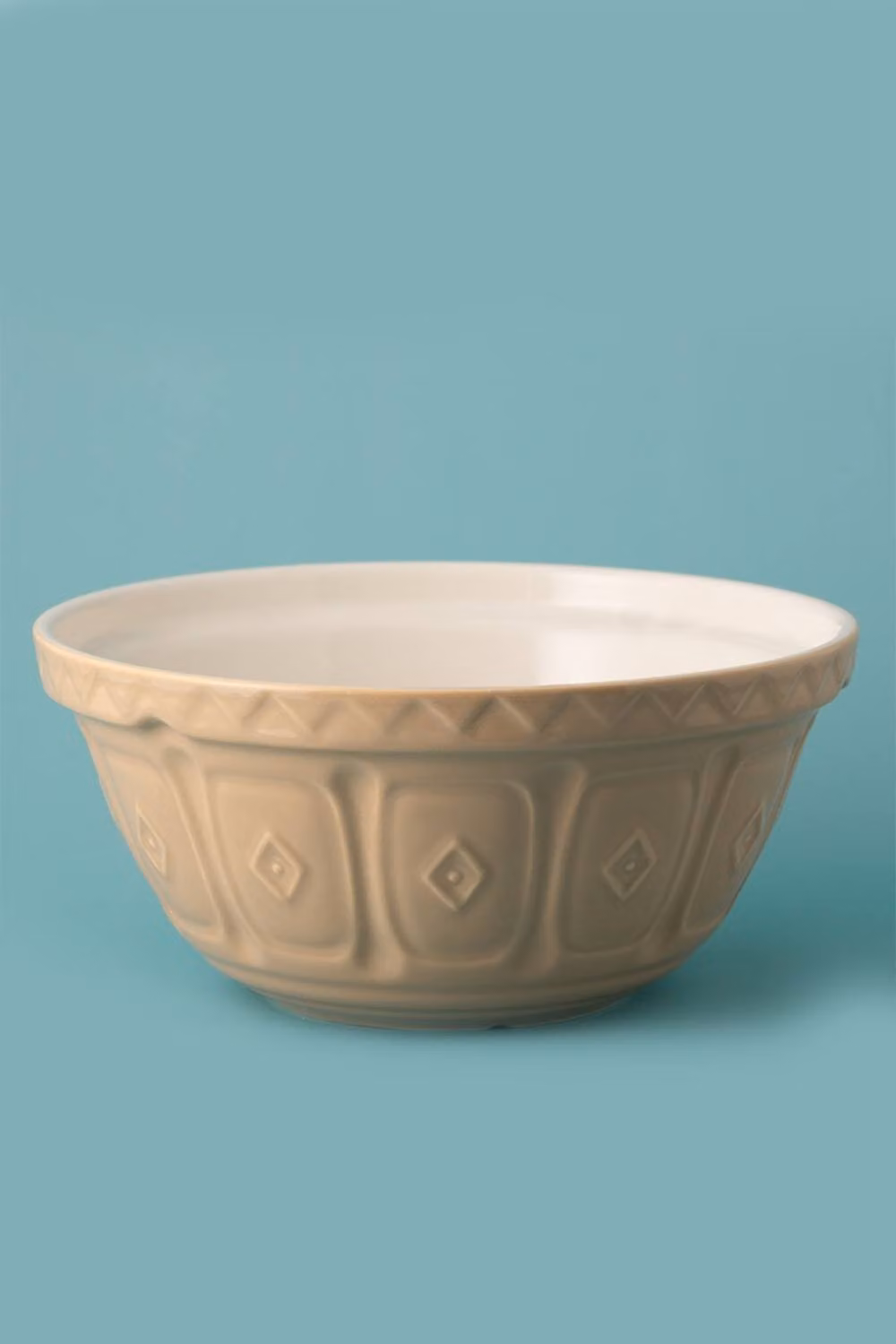 Mason Cash Original Cane S24 Ceramic Mixing Bowl, Beige, Diameter: 24 cm – 3