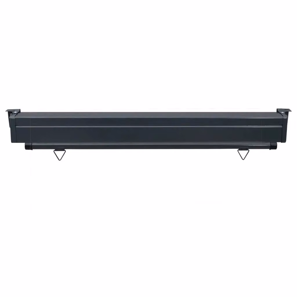 Berkfield Home Black Balcony Side Awning with Manual Pull, W/H: 140 x 250 cm – 4