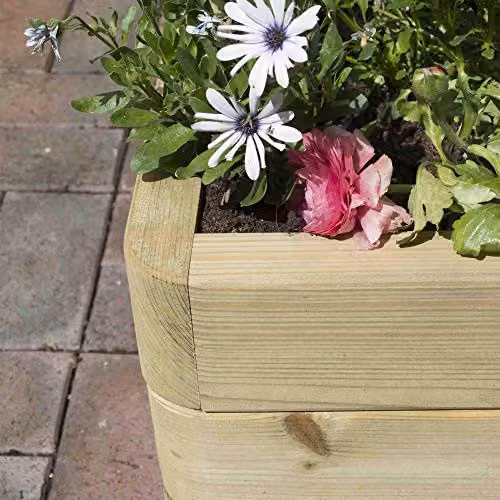 Rowlinson Marberry Patio Planter Tub in Brown – 2