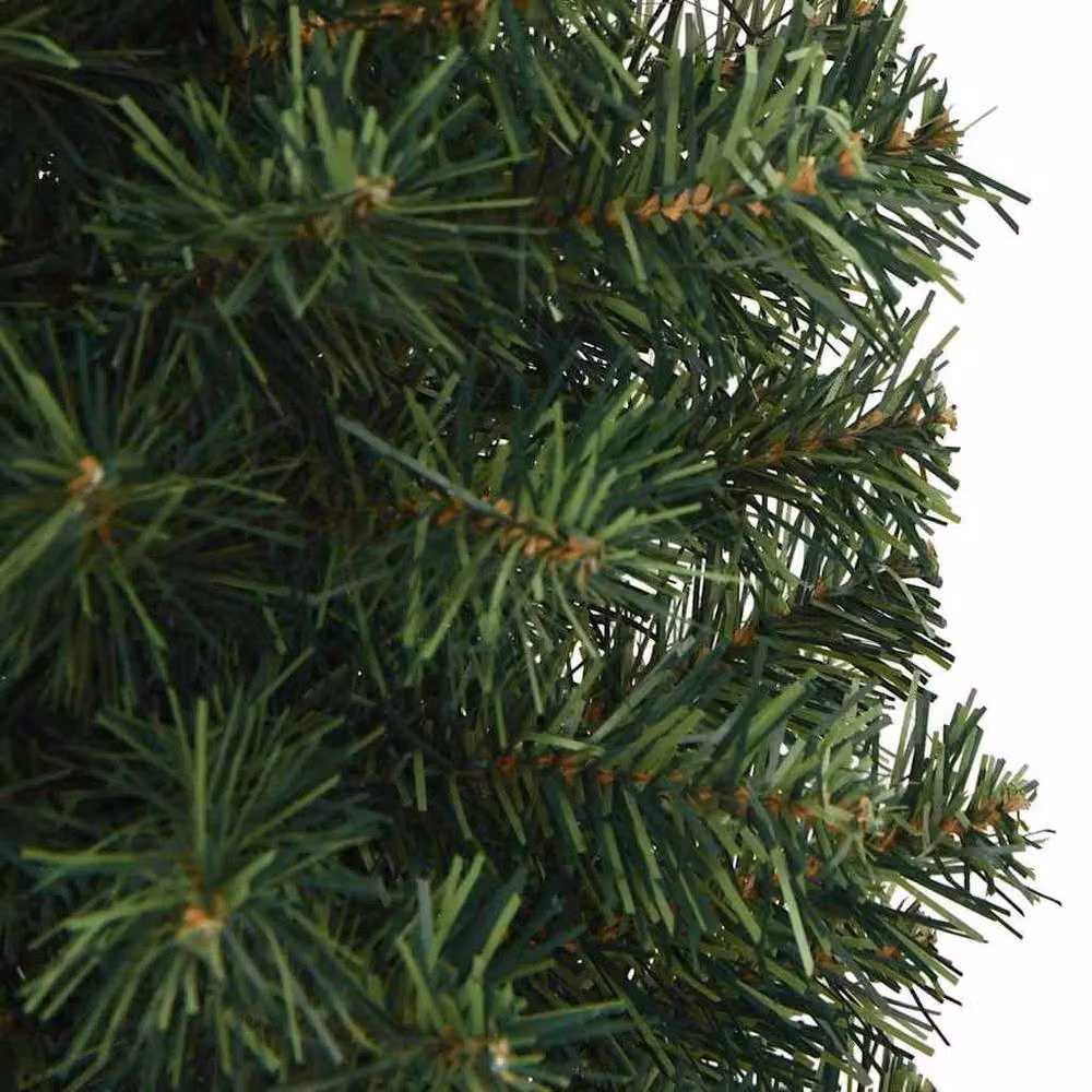 Berkfield Home Slim Artificial Christmas Tree in Green, Height: 150 cm – 4