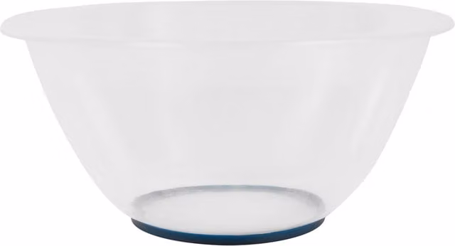 My Kitchen Round Anti-Skid Clear Plastic Bowl, 2l