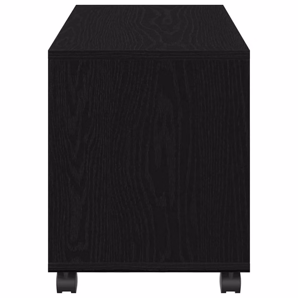 Kelvenix End Table with Castors in Black Oak, W/D/H: 72 x 33 x 42.5 cm – 3