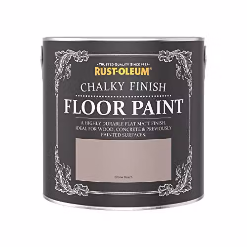 Rust-Oleum Elbow Beach Pink Matt Water-Based Scratch-Proof Floor Paint 2.5L – 3
