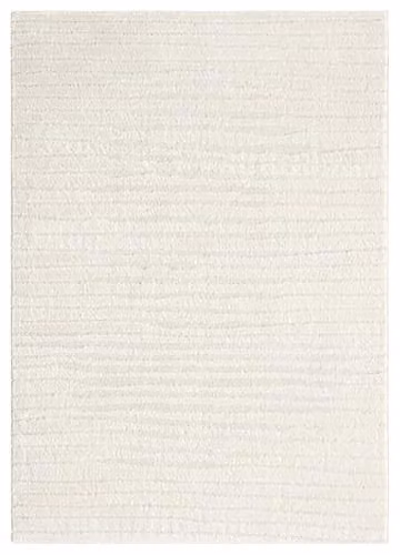 Desire Rugs Scandinavian Striped Rectangular Living Room Area Rug, Beige and White, W: 80 cm, L: 150 cm – 2