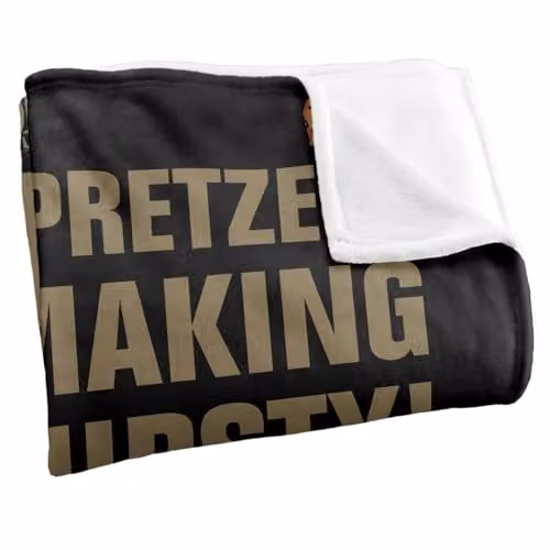 Warner Bros. Seinfeld Pretzels Super Soft Fleece Throw Blanket, Multicolour, W: 127 cm x D: 152 cm – 2