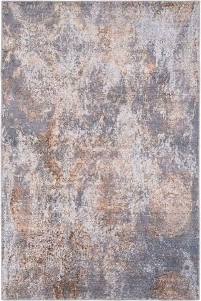 Kukoon Large Abstract Area Rug for Living Room and Bedroom, Washable and Non-Slip, Multicolour Metallics, W: 160 cm, D: 230 cm – 1