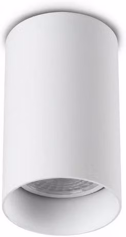 Netlighting Look Surface Mounted Cylinder Downlight in White, 1x GU10