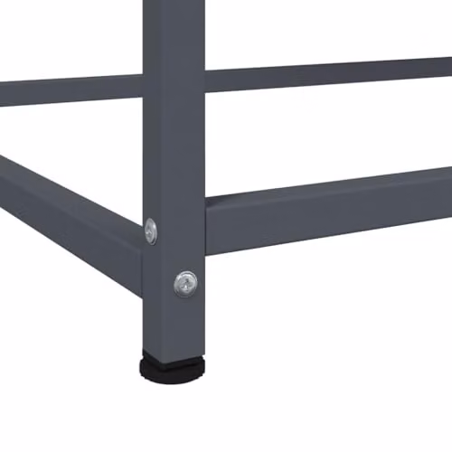 vidaXL Anthracite Steel Highboard W/D/H: 100.5 x 39 x 107 cm – 6