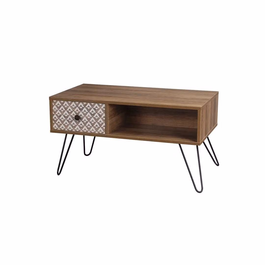 Lemon Pavilion Furniture Casablanca Coffee Table in Brown, W80 x D45 x H43 cm – 2