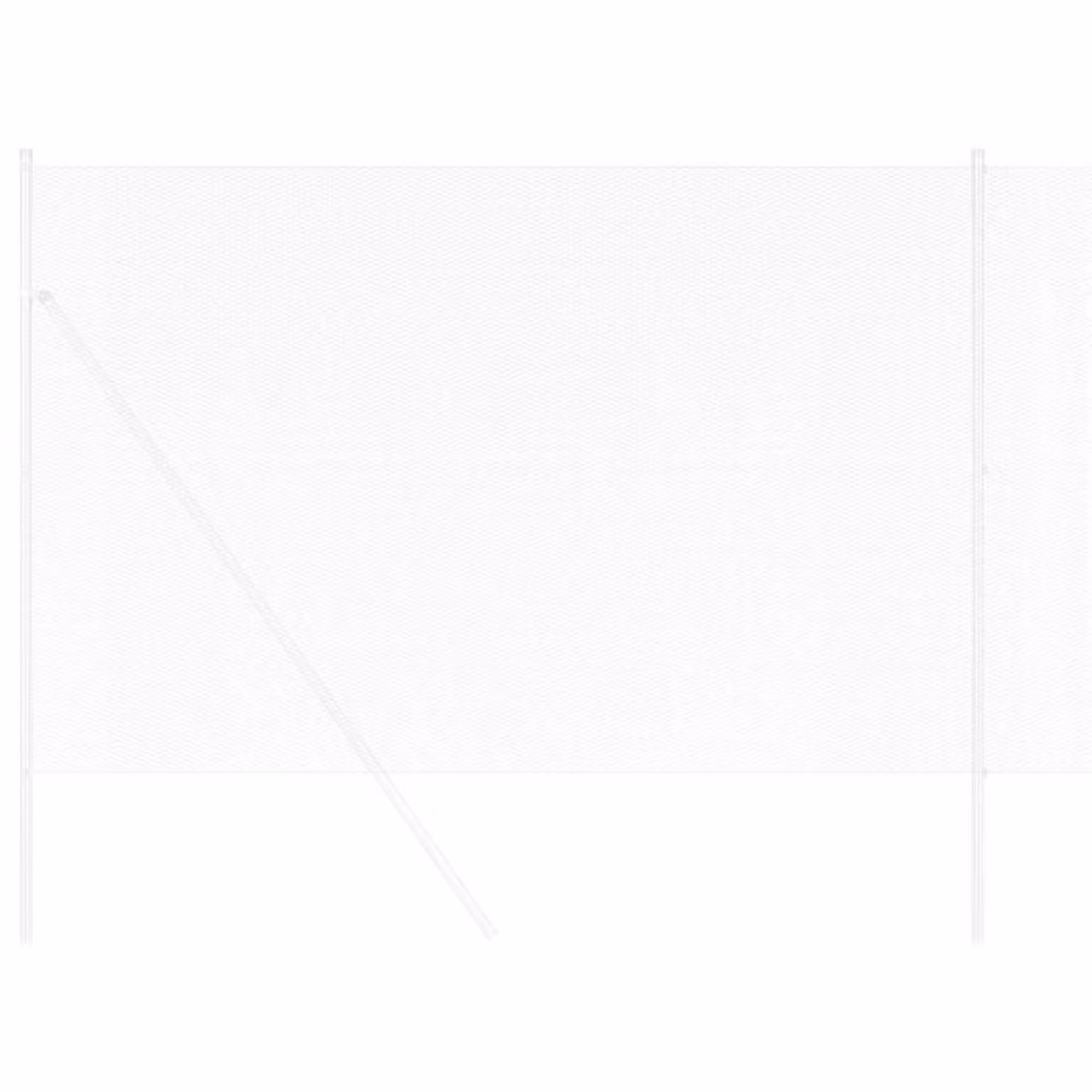 Berkfield Home Hexagon Fence in Silver Galvanised Steel, H: 160 cm x L: 50 m – 2